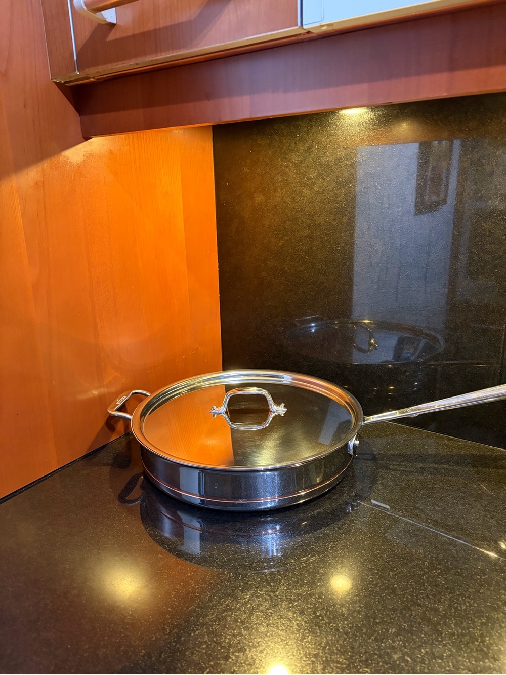 Stainless Steel Sauté Pan with Lid - S